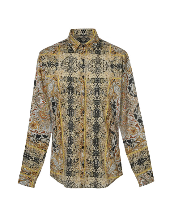 Foulard pattern ανδρικό πουκάμισο (μπροστά)