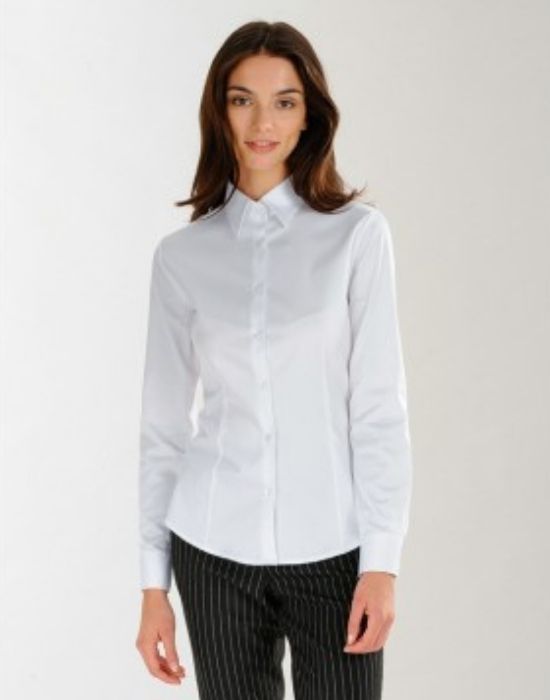 [el]Γυναικείο κλασικό πουκάμισο Nara Camicie T3449-FO5855 [en]Women’s classic shirt