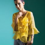 Silk organza blouse | Naracamicie