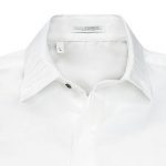  man's shirt with pleats on the collar NaraCamicie