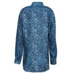 Paisley print λινό πουκάμισο NaraCamicie E2108-LA0205
