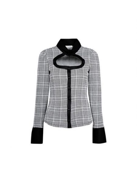 Prince de galles ελαστικό πουκάμισο Nara Camicie T7009-FO9167