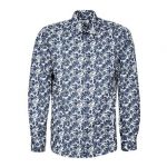 Ανδρικό floral print πουκάμισο Nara Camicie I2123-LA0213