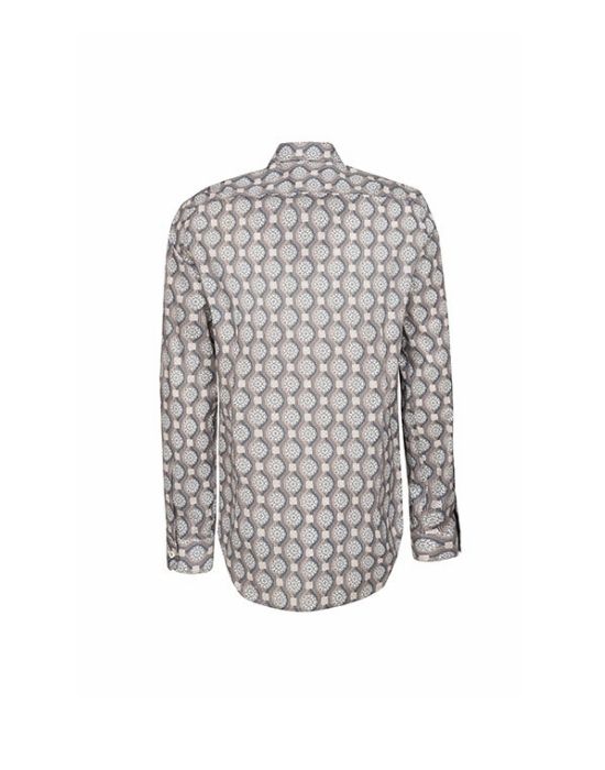 Pattern print ανδρικό πουκάμισο Nara Camicie I2114-LA0220