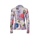 Lurex floral γυναικείο πουκάμισο NaraCamicie T7100-FO9250
