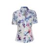 Floral broderie anglaise πουκάμισο NaraCamicie T7085-DO9252