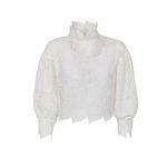 Broderie anglaise μπλούζα Nara Camicie T7102-FO9311
