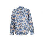 Retro floral print ανδρικό πουκάμισο NaraCamicie E2209-LAO280