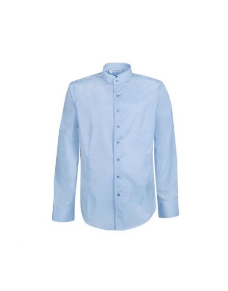 Mandarin collar ανδρικό πουκάμισο Nara Camicie T5729-HO2561