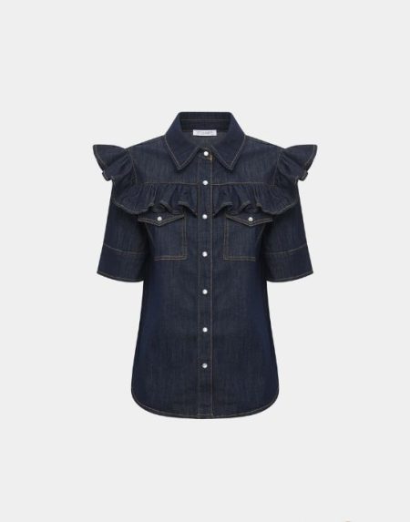 Rouches shirt Nara Camicie SRE34