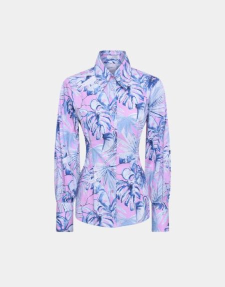 Floral shirt with pince Nara Camicie SOE25 print