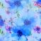 ST40000016 Floral prints σε γαλάζια βάση