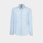 Cotton check man shirt Nara Camicie T3845-MSD77