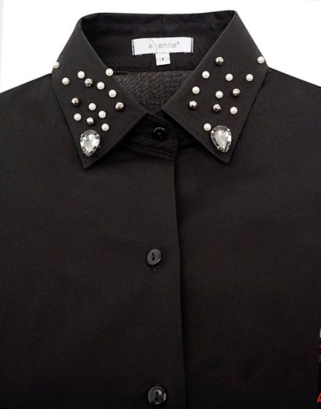 Shirt with strass and pearls Exenne 003-BSW-E1200