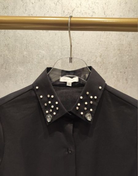 Shirt with strass and pearls Exenne 003-BSW-E1200