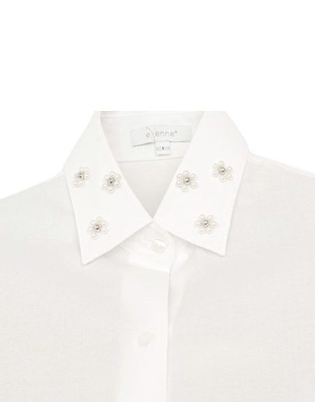 Strass collar shirt Exenne 003A-E1200