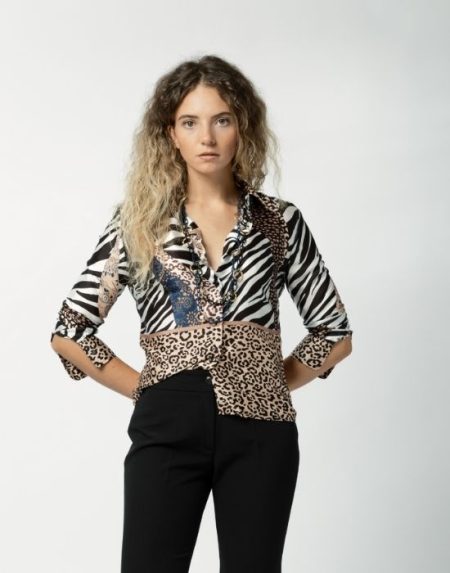 Zebra print shirt Exenne W547 E1269