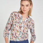 Cotton voile shirt Camicetta Snob 41370 973 v615