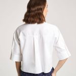 Oversize cotton shirt Camicetta Snob 41304 951 V49