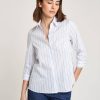 Stretch cotton shirt Camicetta Snob 41302 965 V36