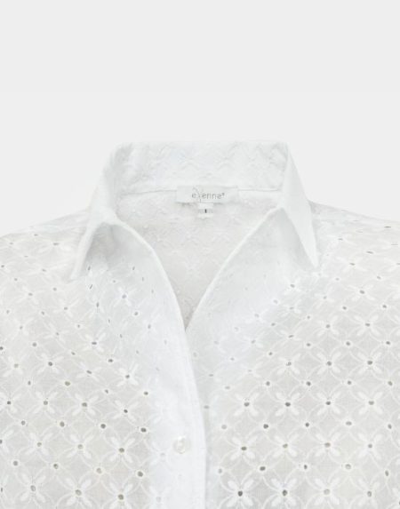 Broderie anglaise shirt Exenne W425 E1336