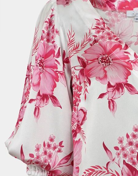 Floral bouquet print blouse Exenne W620 E1308