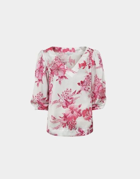 Floral bouquet print blouse Exenne W620 E1308