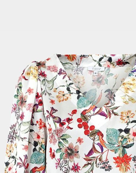 Floral print blouse Exenne W620 E1308