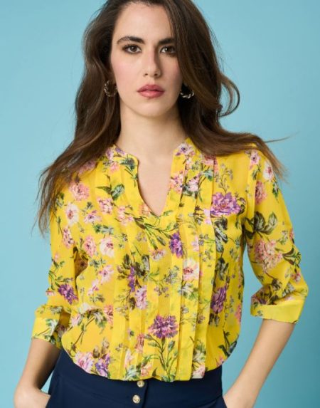 Floral print blouse Exenne W411 E1307