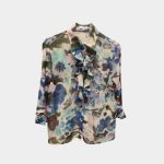 Floral print shirt Exenne W613 E1305