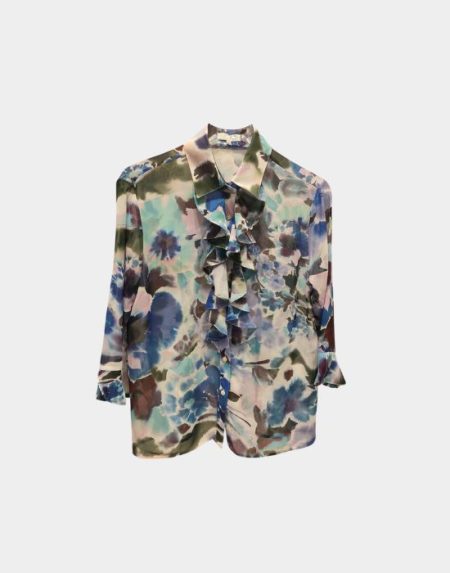 Floral print shirt Exenne W613 E1305