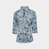 Poplin floral print shirt Exenne W075 e1358