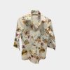 Poplin print shirt Exenne W070-E1325