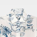 Print satin shirt Exenne W015 E1330