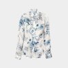 Print satin shirt Exenne W015 E1330