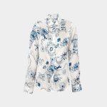 Print satin shirt Exenne W015 E1330