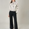 Print satin shirt Exenne W015 E1330