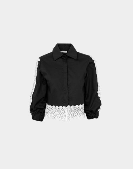 Shirt with macrame Exenne W603 E1344