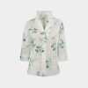 Stand up collar floral Exenne W075 E1317