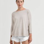 Boat neck cotton sweater Ploumanch Portofino