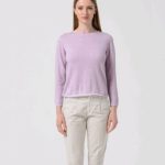 Round neck cotton sweater  Olivia