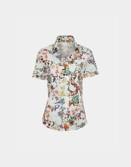 Floral print shirt Exenne W078p 40