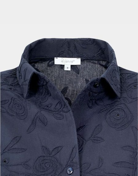 Cotton embroidered shirt Exenne W425 E1373