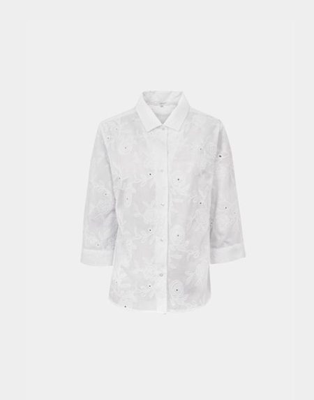 Cotton embroidered shirt Exenne W425 E1373