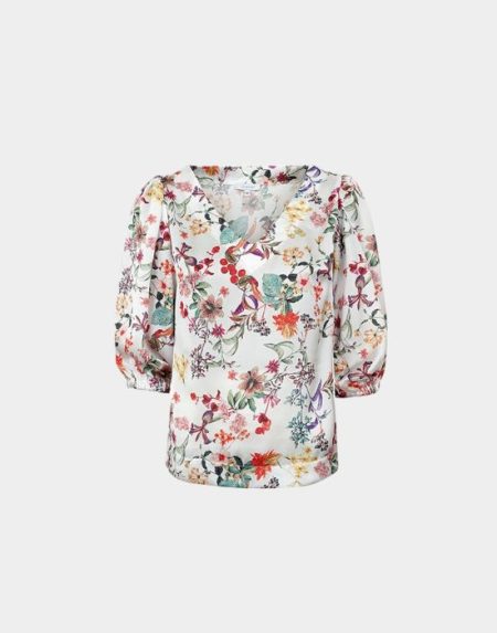 Floral print blouse Exenne W620 E1308