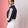 Shirt with macrame Exenne W603 E1344