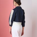 Shirt with macrame Exenne W603 E1344