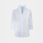 Striped poplin shirt Exenne  W075 E1376