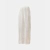 Embroidered linen trousers CamicettaSnob 41344-931-c401
