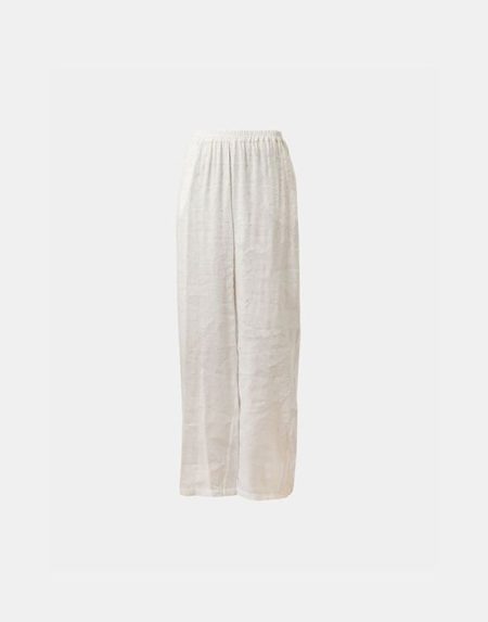 Embroidered linen trousers CamicettaSnob 41344-931-c401